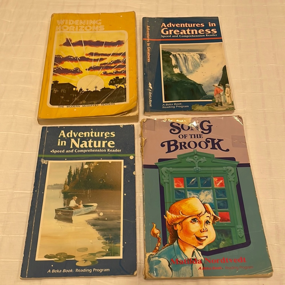A Beka book readers 4th-6th grades bundle of 6 paperbacks